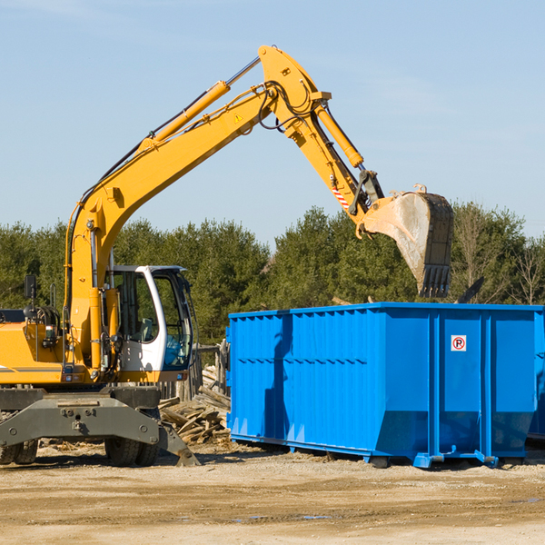 can i pay for a residential dumpster rental online in Woodcreek